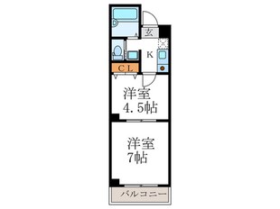 マッケンジー東堀川の物件間取画像